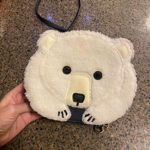 Kate Spade polar bear purse